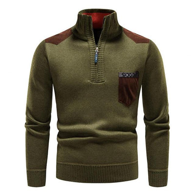 Dylan | Men’s Half-Zip Sweater with Chest Pocket