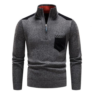 Dylan | Men’s Half-Zip Sweater with Chest Pocket
