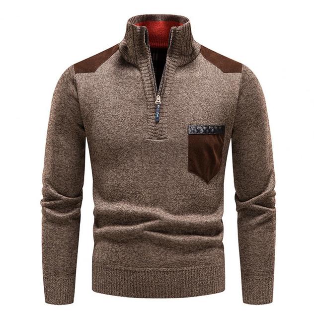 Dylan | Men’s Half-Zip Sweater with Chest Pocket