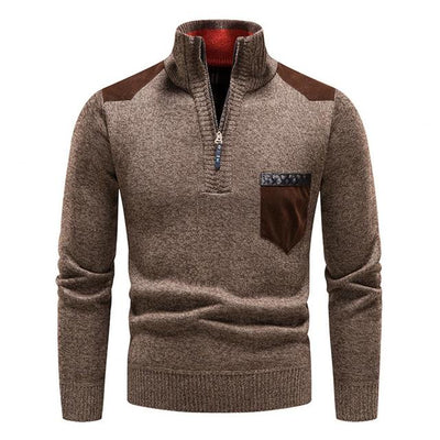 Dylan | Men’s Half-Zip Sweater with Chest Pocket
