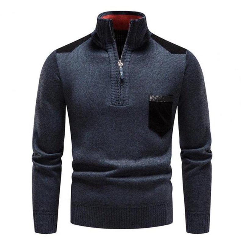 Dylan | Men’s Half-Zip Sweater with Chest Pocket