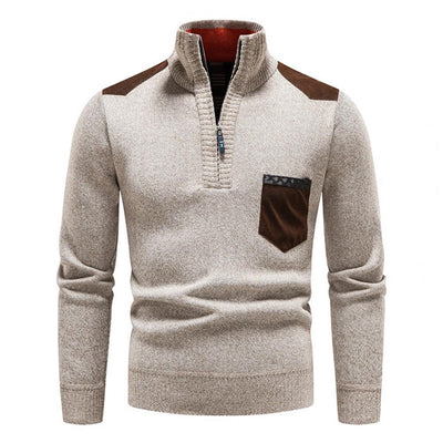 Dylan | Men’s Half-Zip Sweater with Chest Pocket