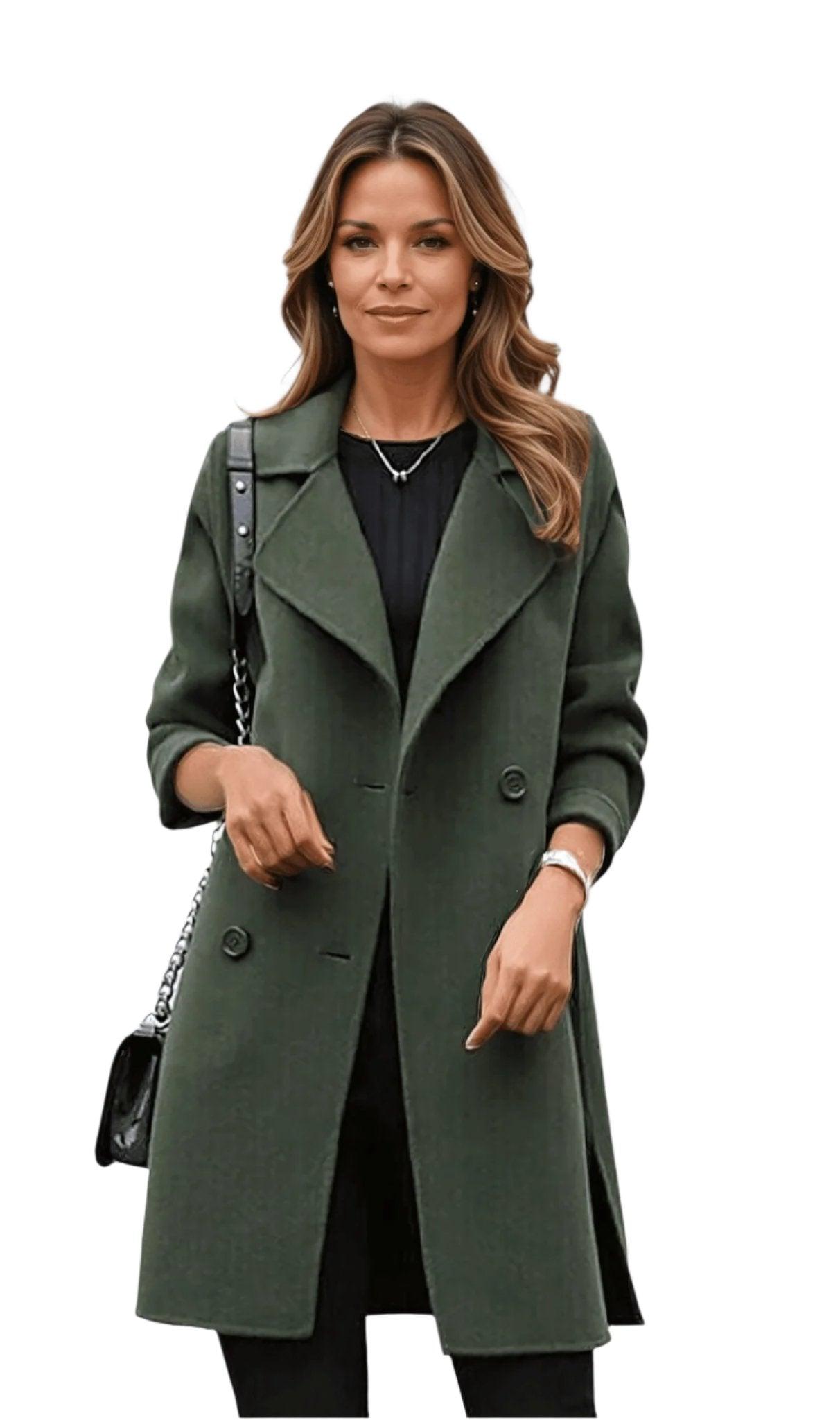 Brooklyn | Women’s Long Double Breasted Winter Coat