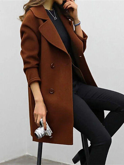 Brooklyn | Women’s Long Double Breasted Winter Coat