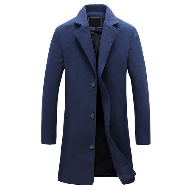 Martin | Formal Long Overcoat For Men’s Wardrobe