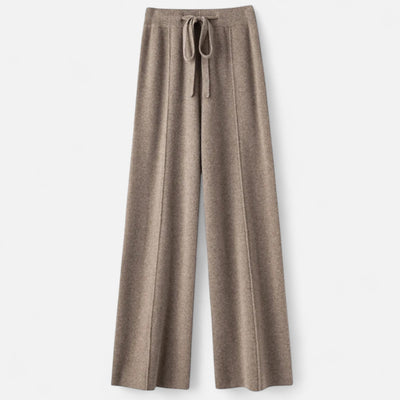 Isabel | Women’s Wide Leg Comfy Fit Classic Wool Trousers