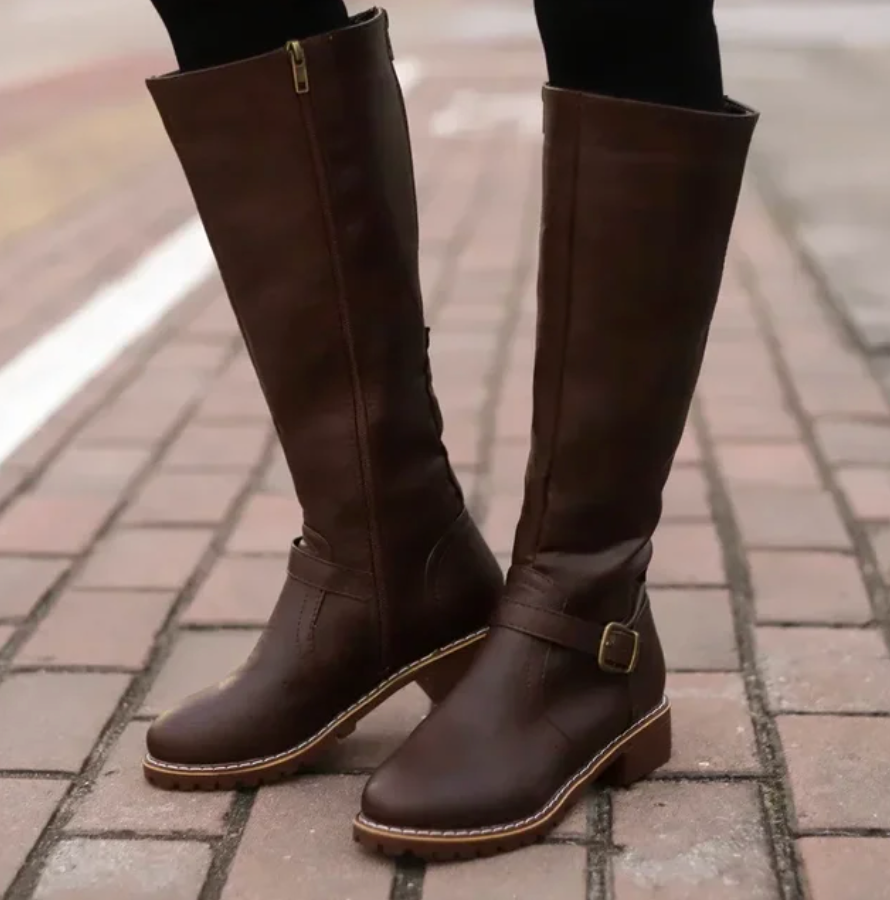 Chloe | Stylish Women's Knee-High Leather Boots