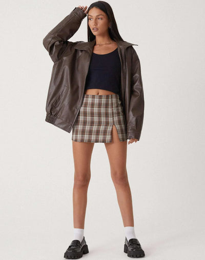 Ruby | Women’s Oversized Leather Bomber Jacket