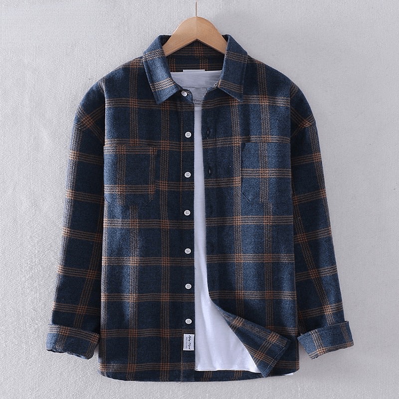 Eric | Men's Checkered Casual Button-Down Shirt
